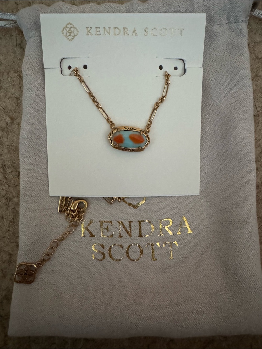 Kendra Scott Yellow Rose Elisa Pendant Necklace
